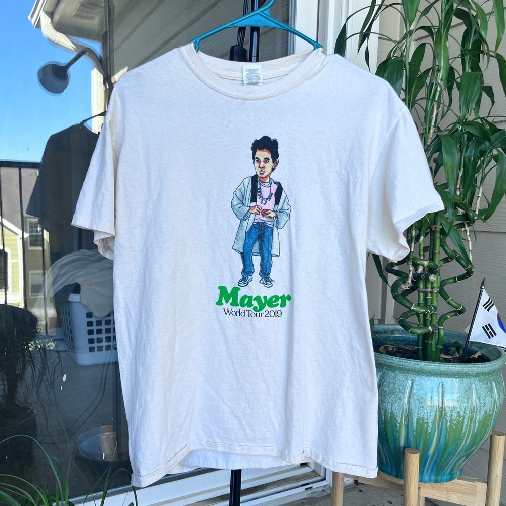 John Mayer 🎸 2019 World Tour Merch | Medium | Off-White | Online Ceramics |